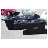 Pair of Swing Case Side Storage Boxes, unlocked