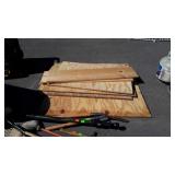 Plywood Lot, misc size sheets, 2 12" wide pine