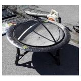 Outdoor 26" Fire Pit, with mesh dome lid, seller