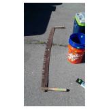 Antique Cross Cut Lumber Jack Saw