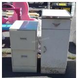 Two Cabinets, 2 drawer File, kitchen type also,