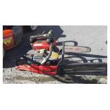 Two Chainsaws, Redimax and Jonsered, used