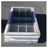 Three House Windows, sliders, previously