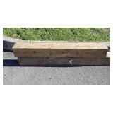 Two 6x6 Pressure treated Posts, one is 46" long