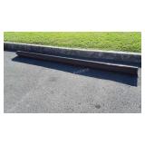 5pcs of brown aluminum rain gutter, 10ft long