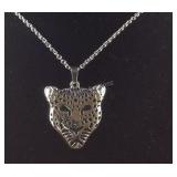 24in green aventurine stainless jungle cat