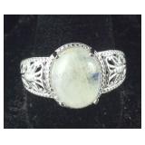 Size 10 rainbow moonstone 5.75ct cabochon