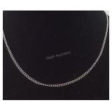 18 " Sterling Silver Necklace/Chain 1.7 grams,