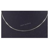30" Sterling Silver Necklace  7 grams, size 30"