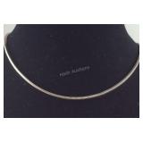 22" Sterling Silver Necklace  18.8 grams, size