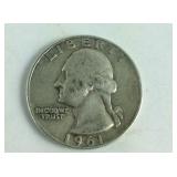 1961-D George Washington Quarter