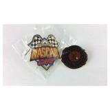 Two Nascar Pins One Myrtle Beach Cafe /Winston