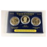 Calvin Coolidge Presidential Coin Set