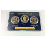 Zachary Taylor Presidential Coin Set