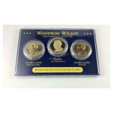 Woodrow Wilson Presidential Coin Set