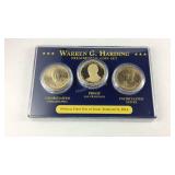 Warren G. Harding Presidential Coin Set