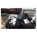 Skid of Preppers items: Frogg Toggs, camp plates,