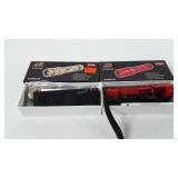 Two USB rechargeable flashlight with stun gun,