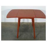 Drop leaf table, painted, 33 x 47 x 29 when open,