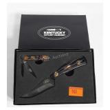 Kentucky Cutlery knife set, new in box