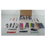 Box of wrist watch bands, includes colors,