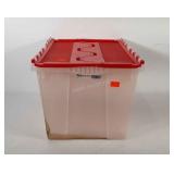 HDP 12 gallon tote with interlocking lid