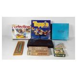 Games, includes Topple, Password, Perfection,
