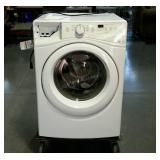 Whirlpool washer/dryer, facing with brand mark