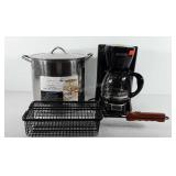 Kitchenwares, includes black and Decker coffee