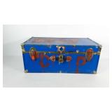 Seward trunk with paint stains, 30" × 16" × 12.5"