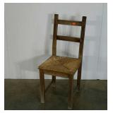 Rush seat chair, Ikea brand