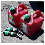Two new 1 gallon gasoline cans