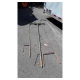 3 Outdoor Flower Shepherds hooks