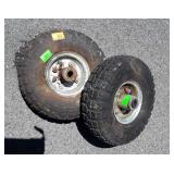 Two Hand Truck Dolly Tires, both need air