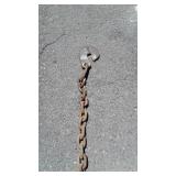 15ft Heavy Duty 1/2" Chain with one Hook