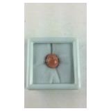 Gemstone, peach opal oval 12x10 2.32cts