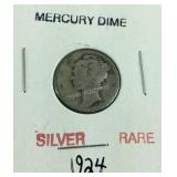 1924 mercury Dime