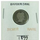 1899 Barber Dime