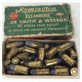 Ammo, Remington Kleanbore 32 S&W 88gr lead bullet