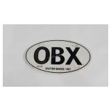 Outer Banks NC metal sign, 12x7
