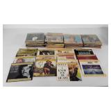 Vinyl records, 45 rpms in jackets, about