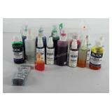 Art supplies, water color spray mist bottles in