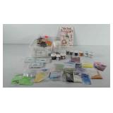 Art supplies, embossing powders, embossing pads,