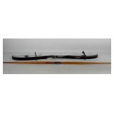 Bows, Ben Pearson recurve bow and longbow without
