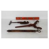 Tools, Delta chain binder, garden pump sprayer,