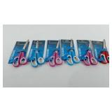 Office supplies, six pairs of scissors
