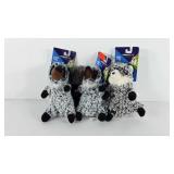 Pet supplies, three dog toys