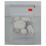 Two facial cleansing brushes with attachments,