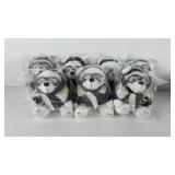 Seven polar bear stuffed animals, unopened