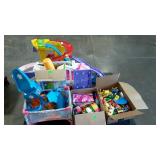 Skid lot of toys. Building blocks and bricks